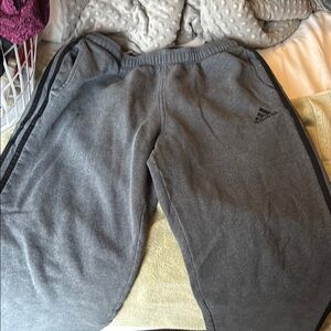 Adidas Kids Charcoal Joggers